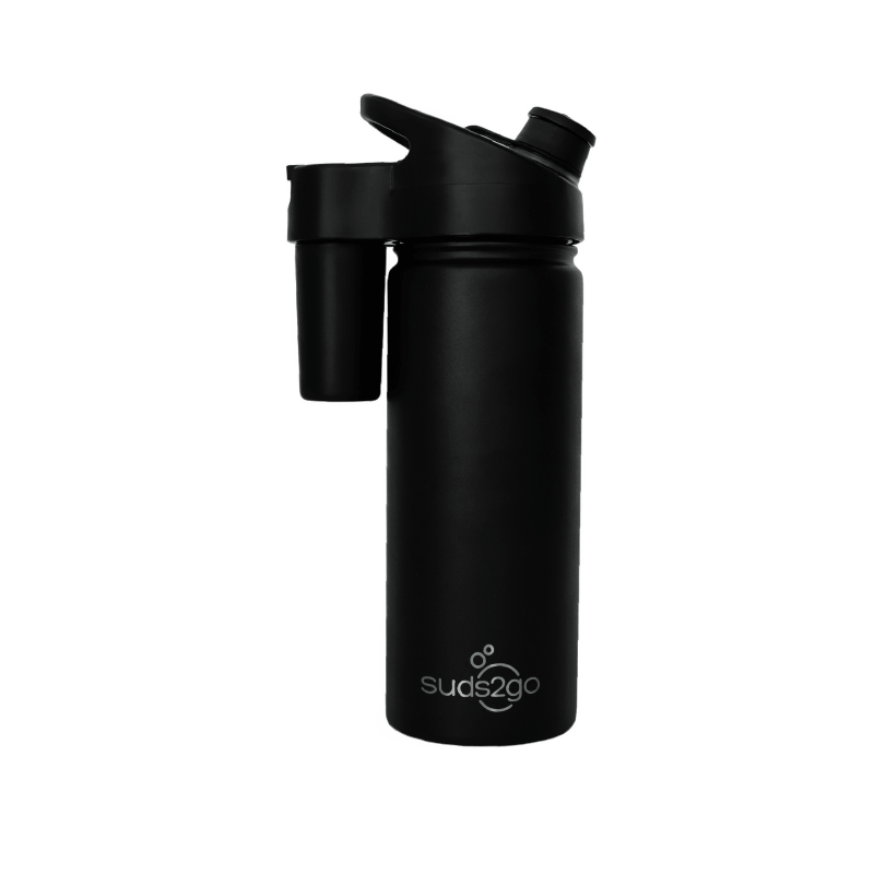 Suds2Go Bottle + 2 Refillable Caps Combo
