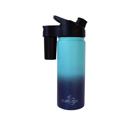 Suds2Go Bottle + 2 Refillable Caps Combo